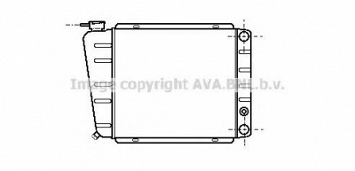 AVA QUALITY COOLING pe2022 -  Радиатор, охлаждение двигателя